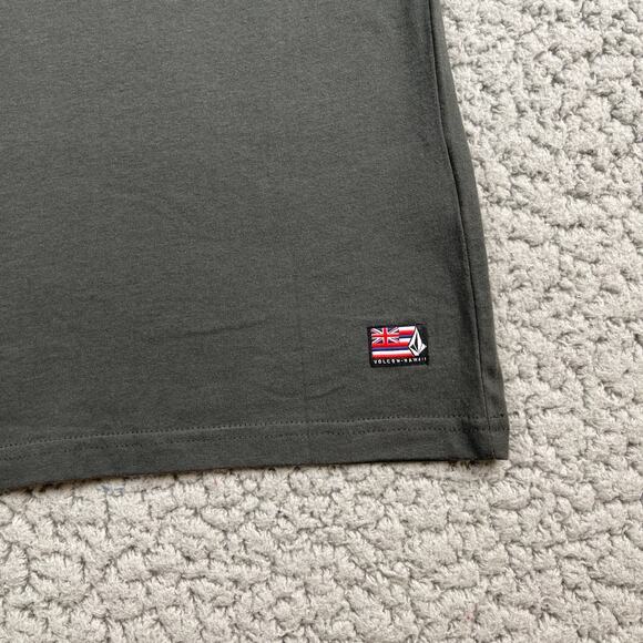 Volcom Hawaii Organic Cotton T-shirt Men's Large Surf Skate Beach Kingdom SS - Picture 5 of 9